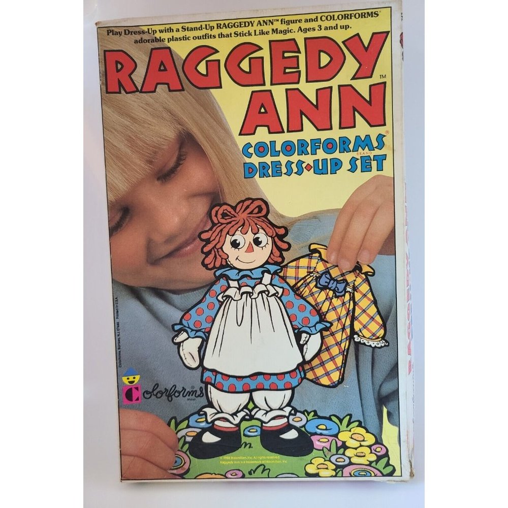 Raggedy Ann Coloforms Dress Up Set 1988